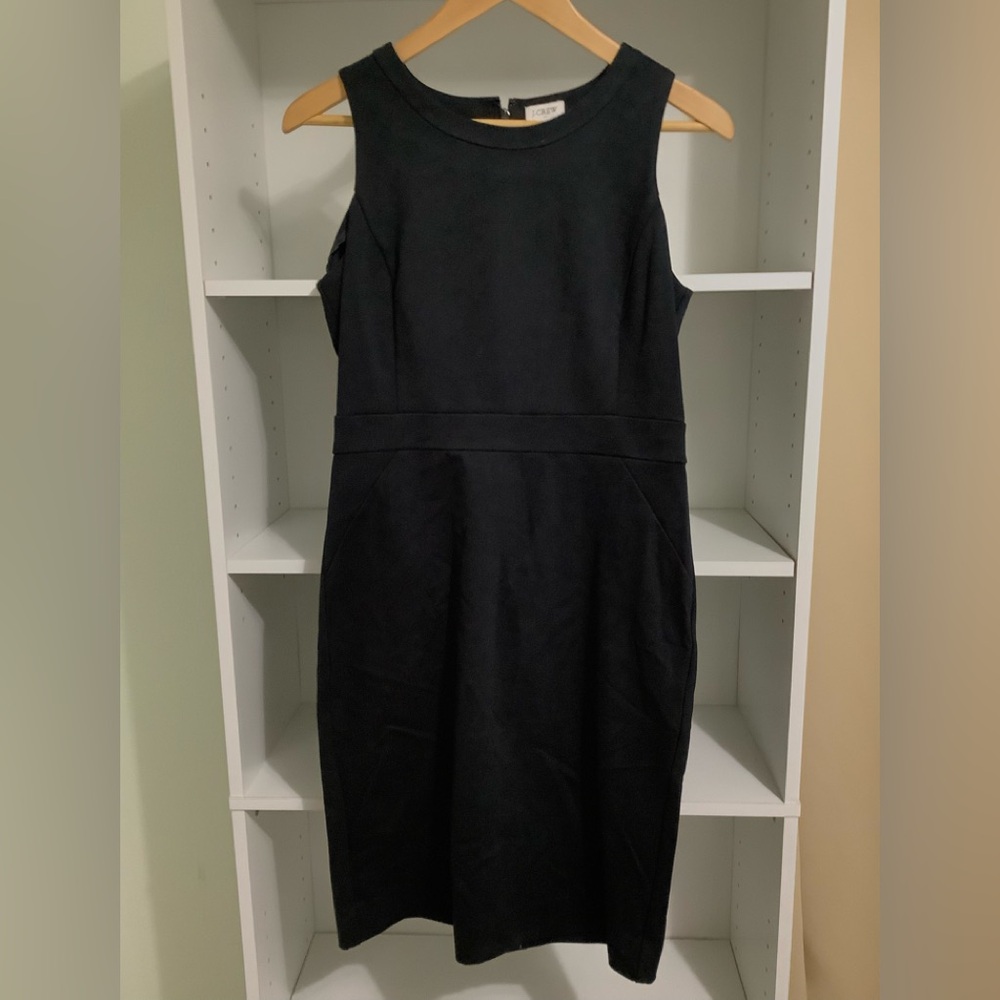 J.Crew black sleeveless sheath dress Size 2 NWT